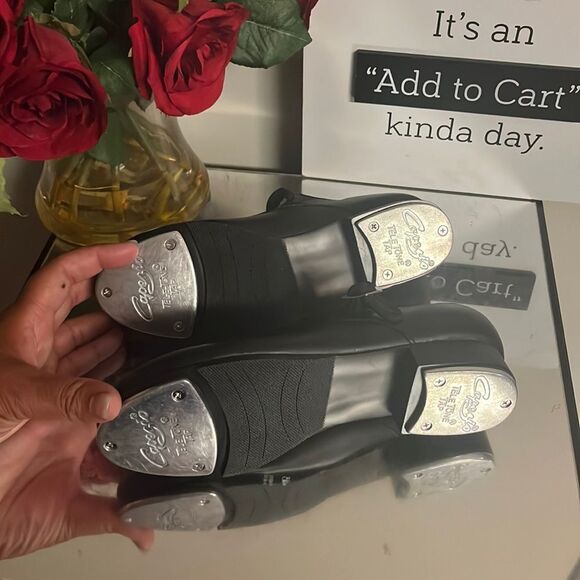 GIRLS CAPEZIO TAP DANCE SHOES - Picture 7 of 8